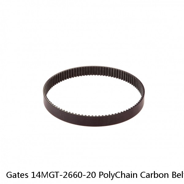 Gates 14MGT-2660-20 PolyChain Carbon Belt - 20mm Width - 14mm Pitch  #1 small image