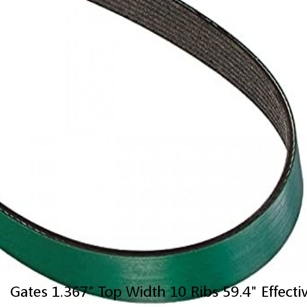 Gates 1.367" Top Width 10 Ribs 59.4" Effective Length FleetRunner Micro V Belt