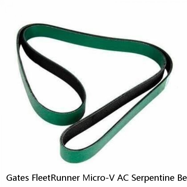 Gates FleetRunner Micro-V AC Serpentine Belt for 2003-2008 Hummer H2 6.0L fg #1 image